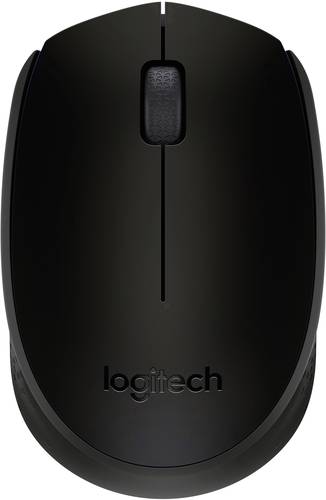 Logitech B170 OEM Maus Funk Infrarot Schwarz 3 Tasten 1000 dpi Integriertes Scrollrad von Logitech