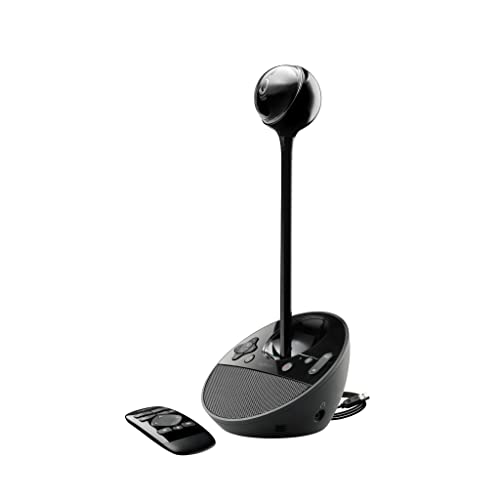 Logitech BCC950 Videokonferenz-Webcam mit Freisprecheinrichtung, HD 1080p, 180°Blickfeld, Breitbandaudio, Motorisierte Kamera, Multidirektionaler Lautsprecher, Für 1-4 Personen, PC/Mac - Schwarz Logitech BCC950 Videokonferenz-Webcam mit Freisprecheinrichtung, HD 1080p, 180°Blickfeld, Breitbandaudio, Motorisierte Kamera, Multidirektionaler Lautsprecher, Für 1-4 Personen, PC/Mac - Schwarz von Logitech Business