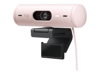 Logitech BRIO 500 - Webcam - Farbe - Full HD (1920 x 1080) - Eingebautes Mikrofon (Stereo) - USB-C - Rose von Logitech