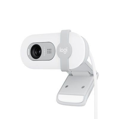 Logitech Brio 100 Full HD-Webcam Off-White - inkl. Beleuchtungskorrektur von Logitech