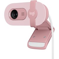 Logitech Brio 100 Full HD-Webcam Rosé - inkl. Beleuchtungskorrektur von Logitech