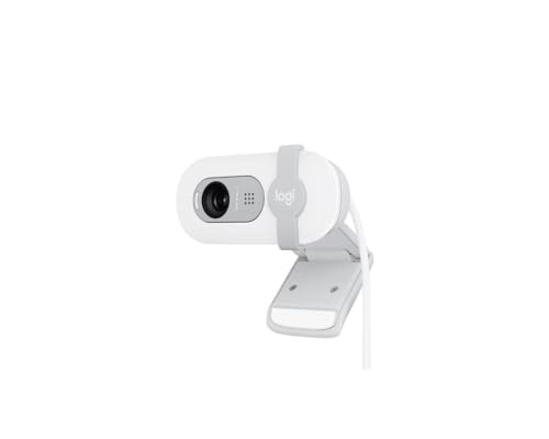 Logitech Brio 100 Webcam, 2 MP, 1920 x 1080 Pixel, USB, Weiß von Logitech