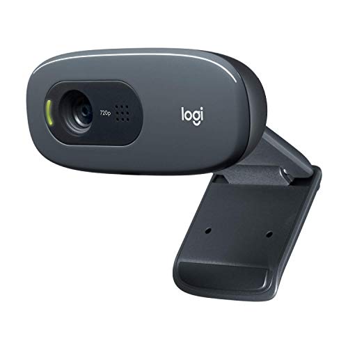 Logitech C270 HD Webcam für Breitbild-Video-Anrufe, mit Rauschunterdrückung und automatischer Lichtkorrektur (Generalüberholt) von Logitech