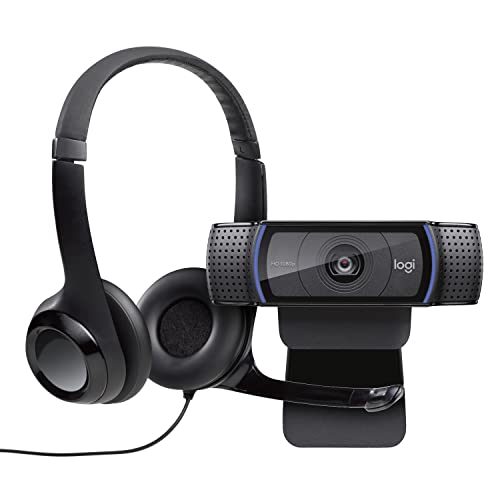 Logitech C920 HD PRO Webcam + H390 Kopfhörer mit Mikrofon von Logitech