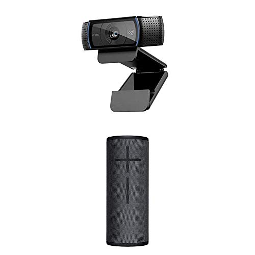 Logitech C920 HD PRO Webcam + Ultimate Ears Boom 3 Tragbarer Bluetooth-Lautsprecher von Logitech