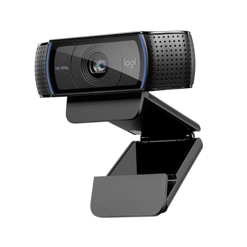 Logitech C920 Webcam 1920 x 1080 Pixel USB 2.0 Schwarz - Webcams (1920 x 1080 Pixel, 1080p,720p, H.264,M-JPEG, USB 2.0, Schwarz, Clip / Ständer) von Logitech