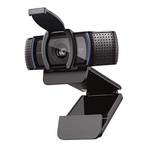 Logitech C920s HD Pro Webcam (Videogespräche und Videoaufnahmen in Full HD mit 1080p mit zwei Stereo-Mikrofonen, Abdeckblende, neue Capture kompatibel mit Mac OS, PC und Xbox) (Generalüberholt) von Logitech