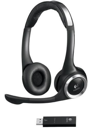 Logitech ClearChat Stereo Kopfhörer mit USB Transmitter schnurlos von Logitech