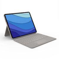 Logitech Combo Touch, KeyboardDock für Apple iPad Pro 12.9" 2021, sand, DE von Logitech