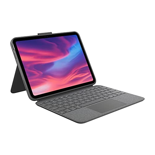 Logitech Combo Touch Case mit Abnehmbarer Tastatur für iPad (10. Generation) - Italian Layout von Logitech