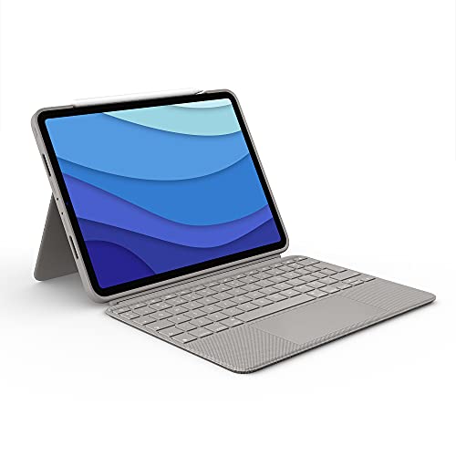 Logitech Combo Touch F. iPad Pro 27,9 cm (11 Zoll) 1., 2., 3. Generation. - Sand-ESP-MED von Logitech