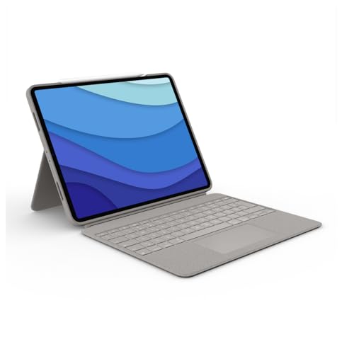 Logitech Combo Touch F.iPad Pro 12,9 Zoll (5. Generation), Sand - ESP - MEDIT von Logitech