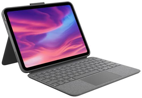 Logitech Combo Touch Tablet-Cover Apple iPad 10.9 (10. Gen., 2022) 27,7cm (10,9 ) Book Cover Schwa von Logitech