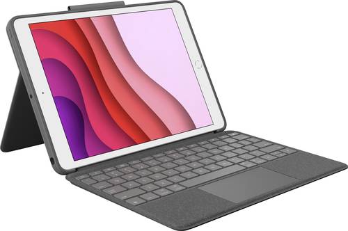 Logitech Combo Touch Tablet-Tastatur mit Hülle Passend für Marke (Tablet): Apple iPad (7. Generati von Logitech