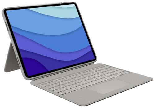 Logitech Combo Touch Tablet-Tastatur mit Hülle Passend für Marke (Tablet): Apple iPad Pro 12.9 (5. von Logitech