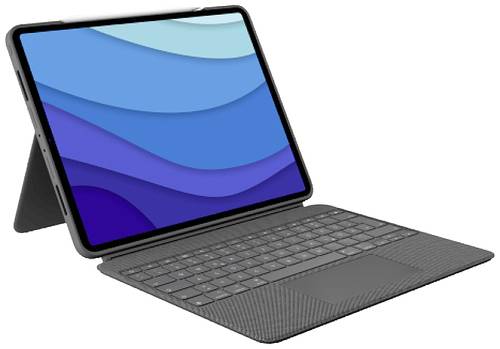 Logitech Combo Touch Tablet-Tastatur mit Hülle Passend für Marke (Tablet): Apple iPad Pro 12.9 (5. von Logitech