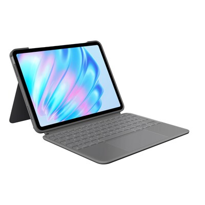 Logitech Combo Touch Tastatur-Case Grau für iPad Air 11" M2 2024, M3 2025 von Logitech
