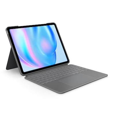 Logitech Combo Touch Tastatur-Case Grau, US-Layout für iPad Air 13" M2 2024, M3 2025 von Logitech