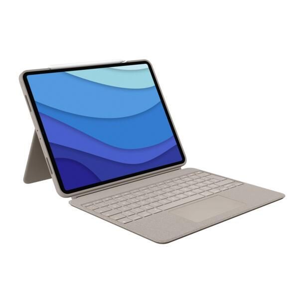 Logitech Combo Touch Tastatur und Foliohülle mit Trackpad sand Logitech Combo Touch Tastatur und Foliohülle mit Trackpad sand von Logitech