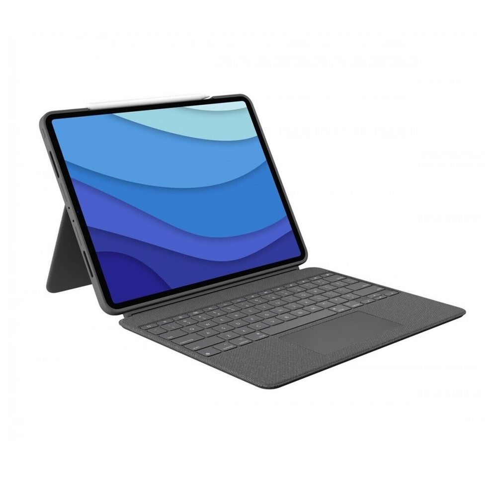 Logitech Combo Touch for iPad Pro - Bluetooth-Tastatur - grau iPad-Tastatur von Logitech