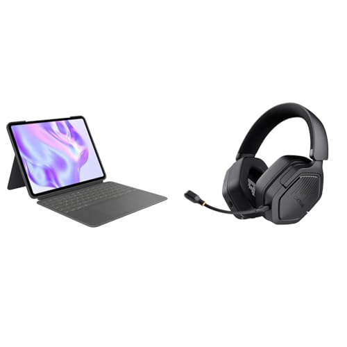 Logitech Combo Touch iPad & Trust GXT 1493 Ravox Gaming Headset von Logitech