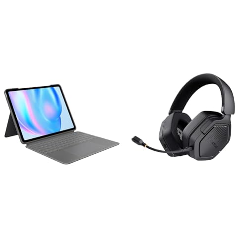 Logitech Combo Touch iPad & Trust GXT 1493 Ravox Gaming Headset von Logitech