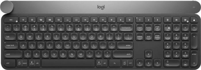 Logitech Craft Advanced with Creative Input Dial - Tastatur - hinterleuchtet - Bluetooth, 2.4 GHz - Deutsch von Logitech