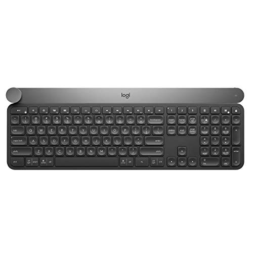 Logitech Craft Kabellose Tastatur, Bluetooth & 2.4 GHz Wireless Verbindung, Programmierbarer Drehregler, Automatische Tastenbeleuchtung, Multi-Device, PC/Mac/Laptop, Deutsches QWERTZ-Layout - Graphit, Schwarz Logitech Craft Kabellose Tastatur, Bluetooth & 2.4 GHz Wireless Verbindung, Programmierbarer Drehregler, Automatische Tastenbeleuchtung, Multi-Device, PC/Mac/Laptop, Deutsches QWERTZ-Layout - Graphit, Schwarz von Logitech