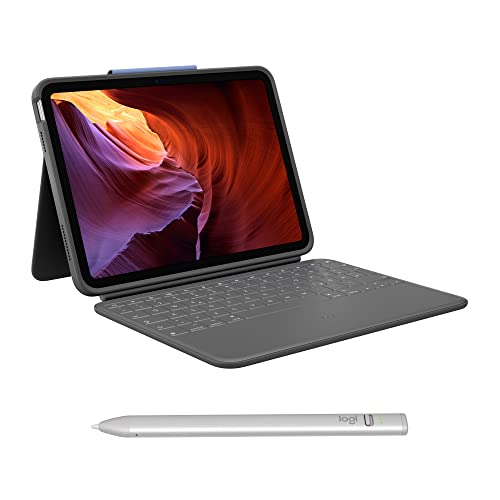 Logitech Crayon – Digitaler Zeichenstift für iPad (iPad-Modelle mit USB-C-Anschlüssen) mit Apple Pencil Technologie, pixelgenauer Präzision ohne Verzögerung mit Schnellladung über USB-C - Silber von Logitech