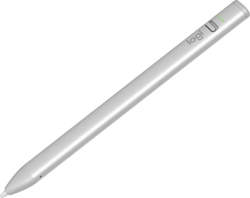 Logitech Crayon USB-C - Digitaler Zeichenstift kabellos Silber für iPad von Logitech