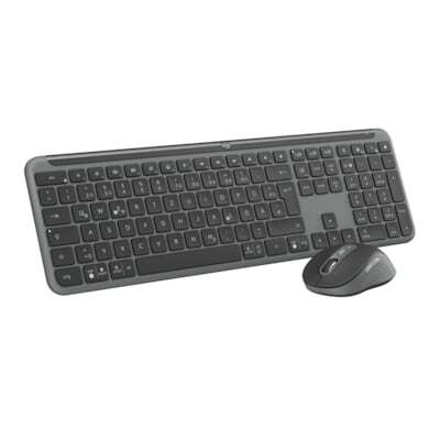 Logitech Desktopset SIGNATURE SLIM COMBO MK950 Grafit Tastatur und Maus, kabellos, DE-Layout von Logitech