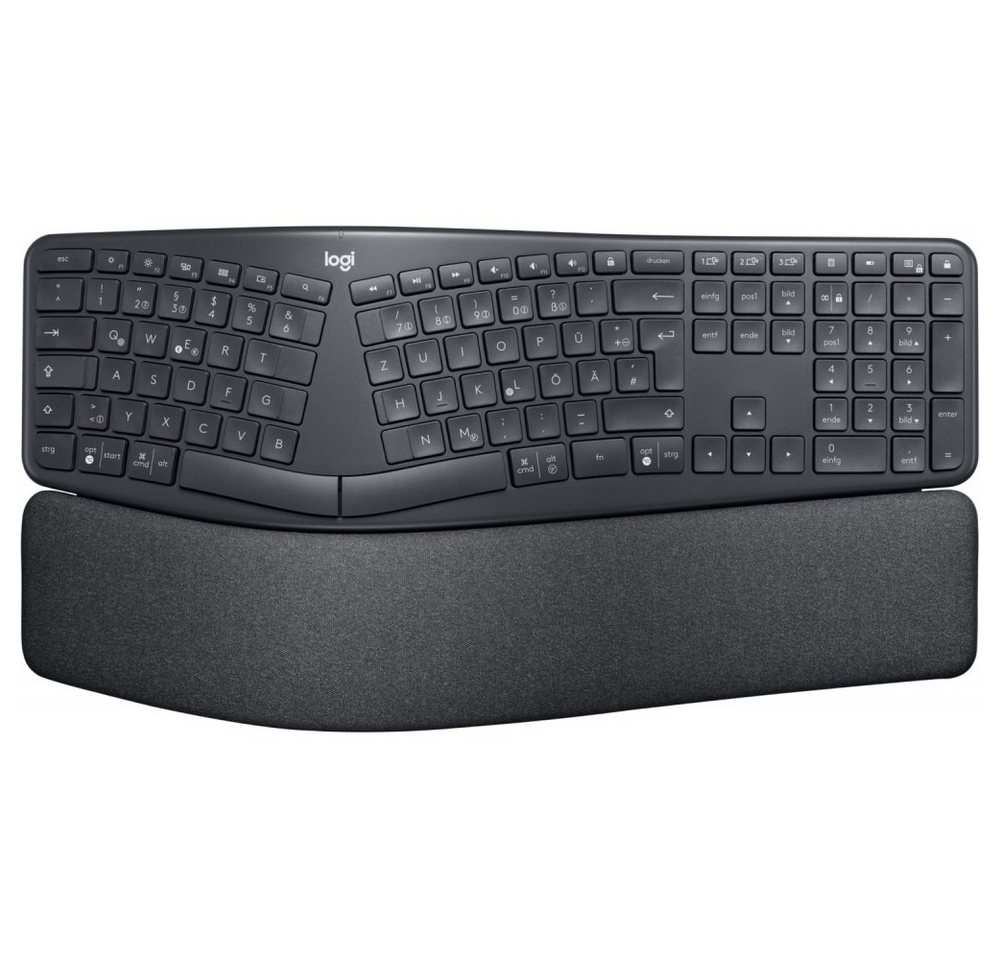 Logitech ERGO K860 - Bluetooth Tastatur - graphit Wireless-Tastatur Logitech ERGO K860 - Bluetooth Tastatur - graphit Wireless-Tastatur von Logitech