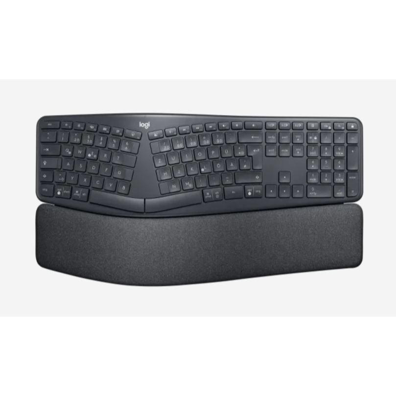 Logitech ERGO K860 for Business, Kabellos Ergonomische Tastatur von Logitech