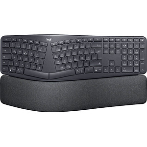 Logitech ERGO K860 for Business ergonomische Tastatur kabellos schwarz Logitech ERGO K860 for Business ergonomische Tastatur kabellos schwarz von Logitech