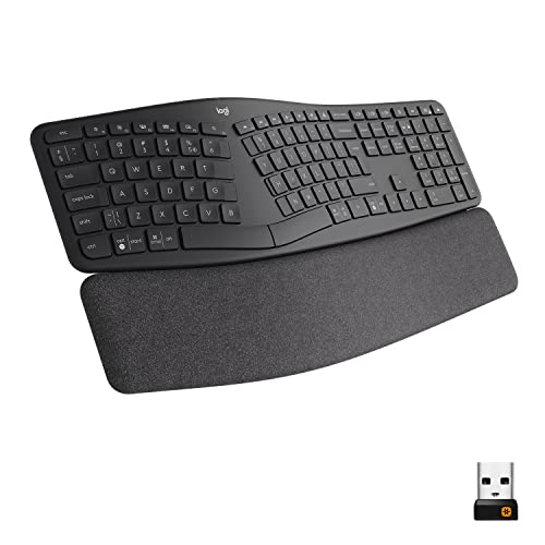 Logitech ERGO K860 for Business geteilte kabellose Tastatur, US QWERTY-Layout - Graphit Logitech ERGO K860 for Business geteilte kabellose Tastatur, US QWERTY-Layout - Graphit von Logitech