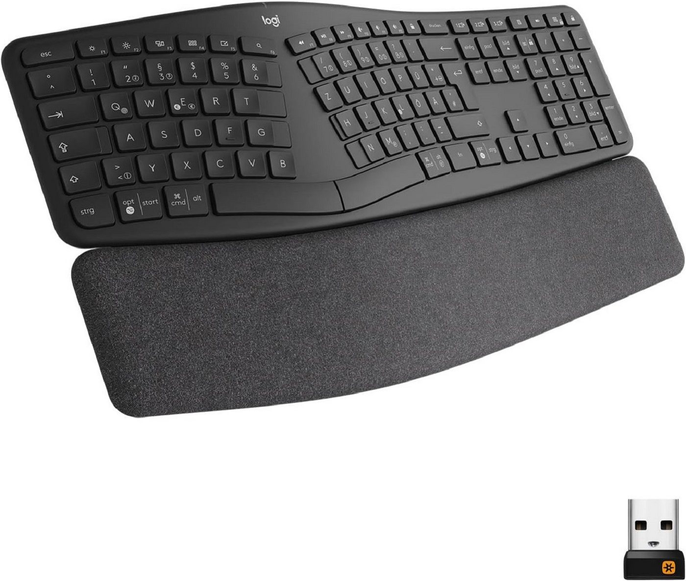 Logitech Ergonomische K860 Tastatur für Komfort und reduzierte Muskelanspannung Tastatur Logitech Ergonomische K860 Tastatur für Komfort und reduzierte Muskelanspannung Tastatur von Logitech