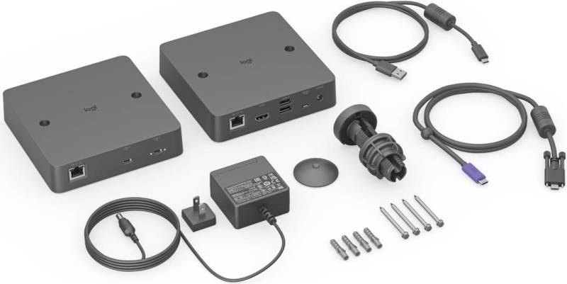 Logitech Extend - Erweiterung für Video/Audio - USB-C, 10Mb LAN - über CAT 5e/6 - bis zu 100 m (952-000199) von Logitech