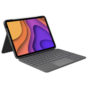 Logitech FOLIO TOUCH Tablet-Tastatur grau geeignet für Apple iPad Air 4. Gen (2020), Apple iPad Air 5. Gen (2022) von Logitech