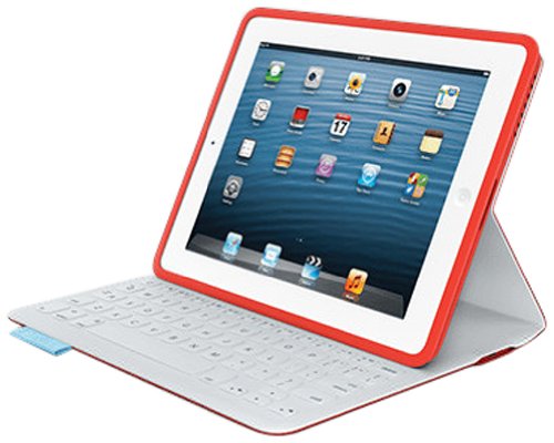 Logitech Fabricskin Tastatur Folio Ipad 2/3/4 Mars Red Orange GR Layout rot von Logitech