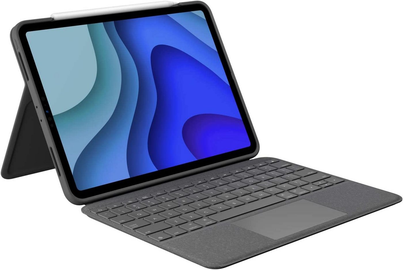 Logitech Folio Touch Tastatur-Case für iPad Pro 11 Zoll Schweizer QWERTZ iPad-Tastatur (Blickwinkel: 20-60) von Logitech