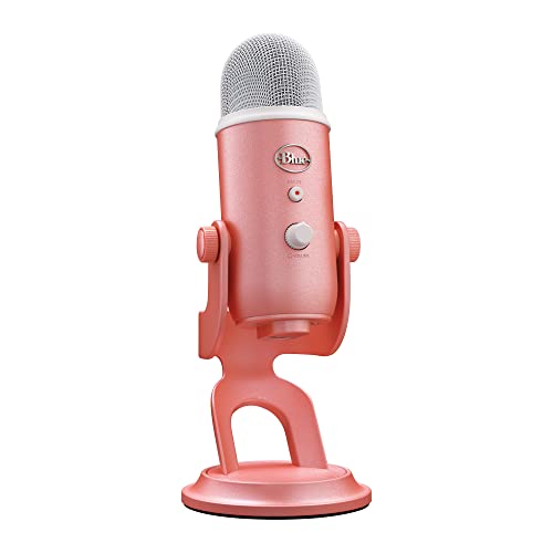 Logitech G Blue Yeti USB-Gaming-Mikrofon in Premiumqualität für Streaming, Blue VO!CE-Software, PC, Podcast, Studio, Computer-Mikrofon, Exklusive Streamlabs-Themes, Sonderedition - Rosa Logitech G Blue Yeti USB-Gaming-Mikrofon in Premiumqualität für Streaming, Blue VO!CE-Software, PC, Podcast, Studio, Computer-Mikrofon, Exklusive Streamlabs-Themes, Sonderedition - Rosa von Logitech G