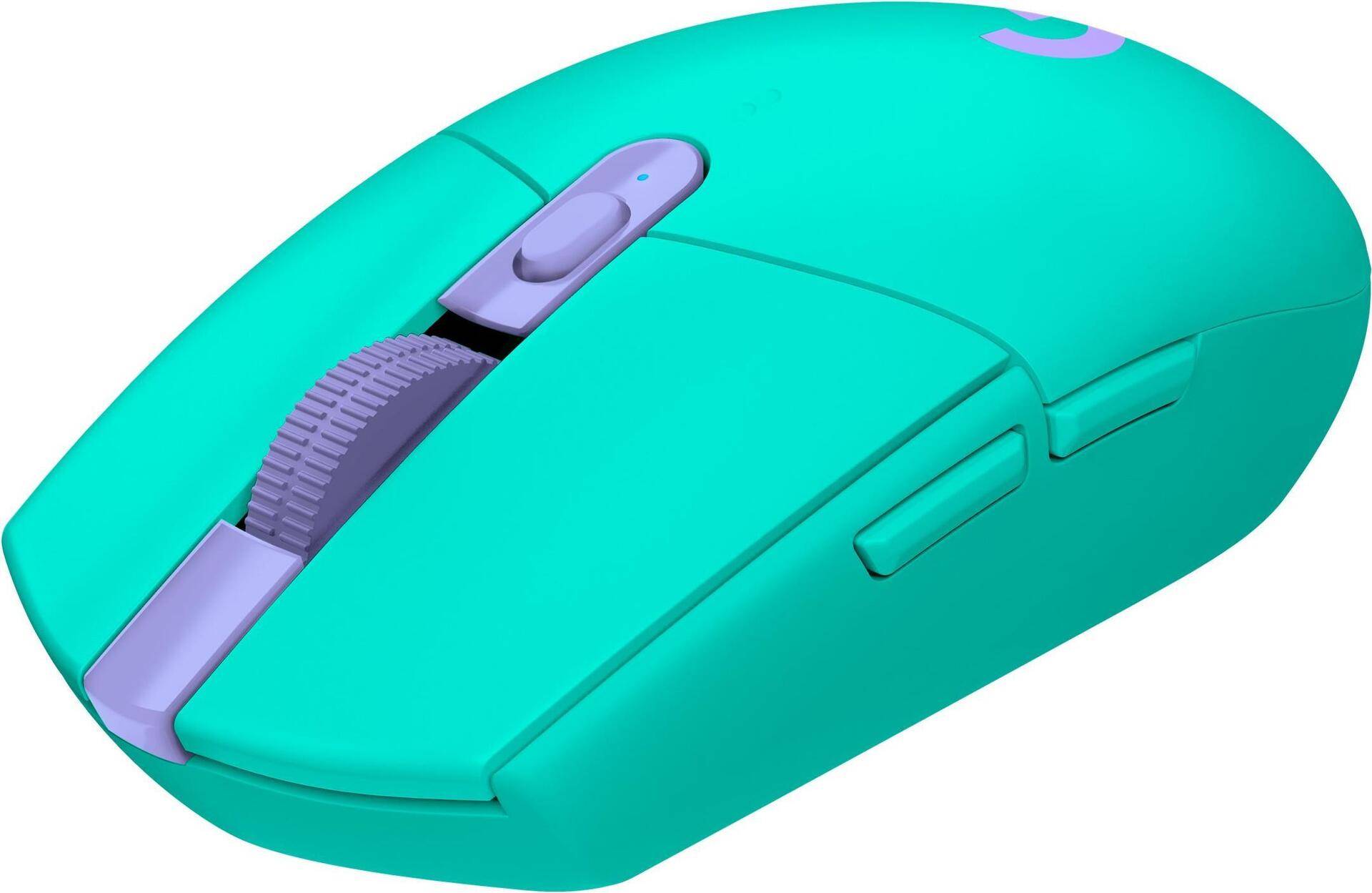 Logitech G G305 - Maus - optisch - 6 Tasten - kabellos - LIGHTSPEED - kabelloser Empfänger (USB) - Minze von Logitech