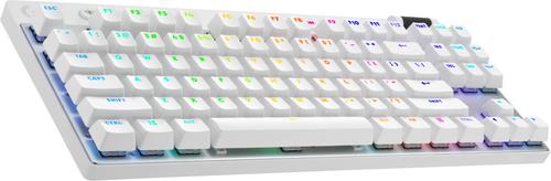 Logitech G PRO X TKL Tastatur Gaming RF Wireless + Bluetooth QWERTZ Deutsch Weiß (920-012144) von Logitech