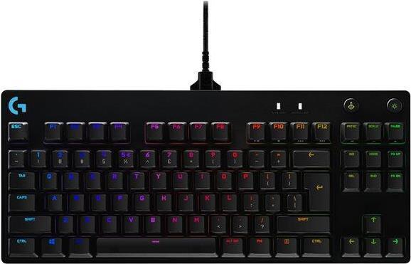 Logitech G Pro Mechanical Gaming Keyboard - Tastatur - backlit - USB - Deutschland - Tastenschalter: GX Blue Clicky - Schwarz Logitech G Pro Mechanical Gaming Keyboard - Tastatur - backlit - USB - Deutschland - Tastenschalter: GX Blue Clicky - Schwarz von Logitech