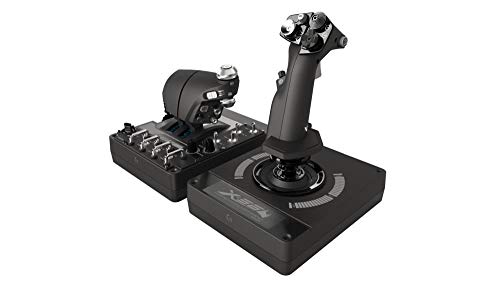 Logitech G X56 Hotes RGB Raum-/Flugsimulationsspiel-Controller, Schwarz (Generalüberholt) von Logitech