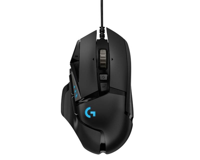 Logitech G502 Hero Gaming-Maus (kabelgebunden, RGB-Beleuchtung, Tuning-Gewichte, Programmierung) von Logitech