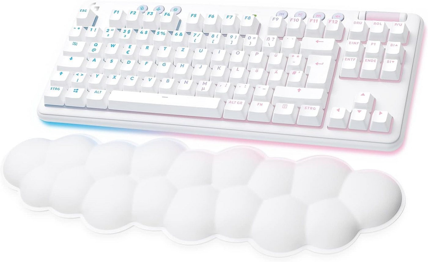 Logitech G715 Kabellose Gaming Tastatur LIGHTSPEED RGB-Beleucht. GX BLUE CLICKY Gaming-Tastatur von Logitech