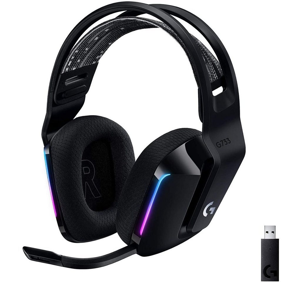 Logitech G733 LIGHTSPEED Wireless RGB Gaming Headset wireless In-Ear-Kopfhörer von Logitech