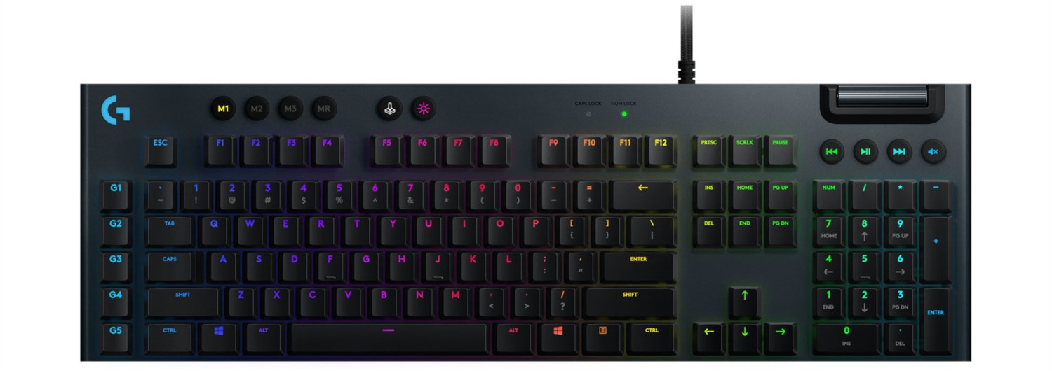 Logitech G815 mechanische Gaming-Tastatur Taktiler GL-Tasten-Switch, QWERTZ-Layout von Logitech