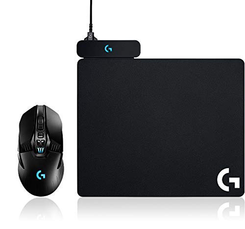 Logitech G903 Lightspeed kabellose Gaming-Maus + Powerplay Wireless Charging Gaming Mouse Pad (für Logitech G903 und G703) von Logitech